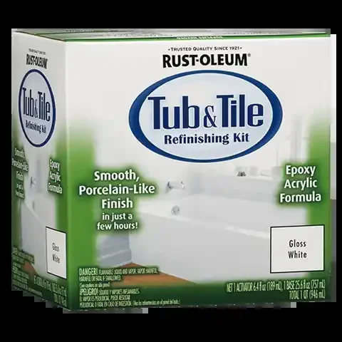 Rust-Oleum Tub & Tile Refinishing Kit 1 Quart Gloss White