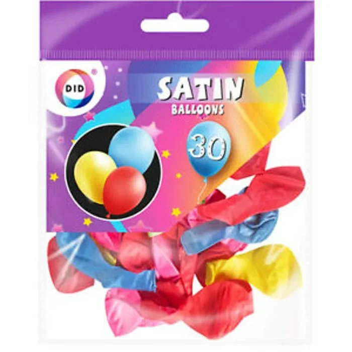 Satin Balloons 30pk