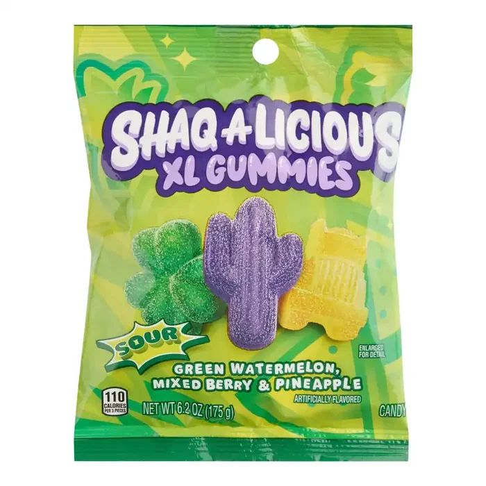 SHAQ-A-LICIOUS XL Sour Gummy Candy
