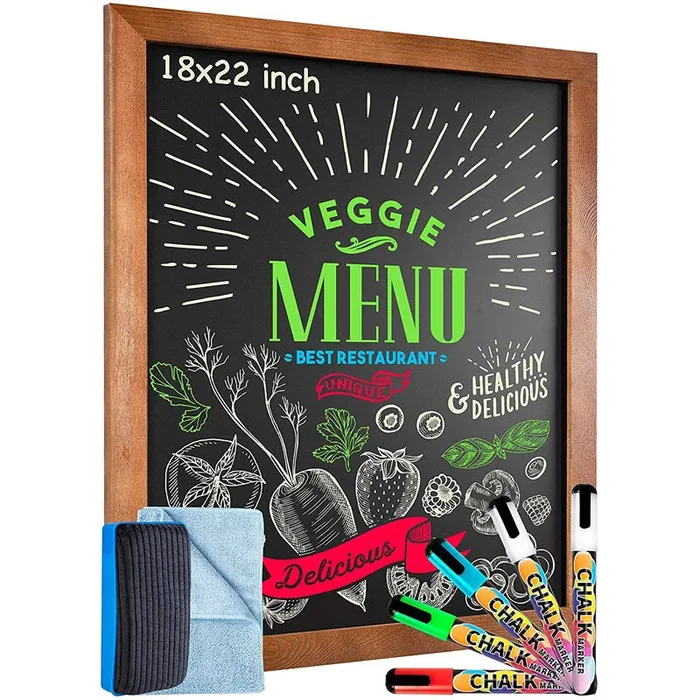 Signature Chalk Board, Eraser & Chalk Set – Case of 12