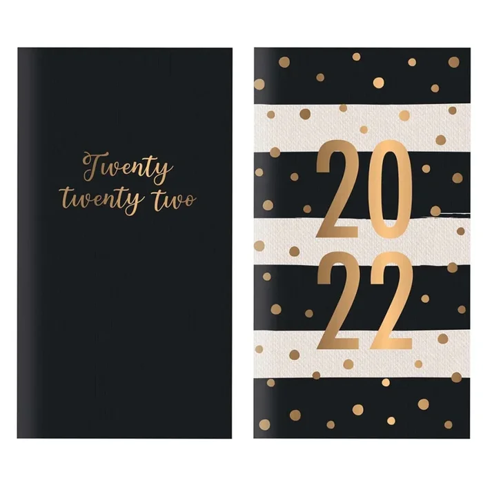 Slim Diary 2022 Terrazzo on Textured Linen Design – Case of 18
