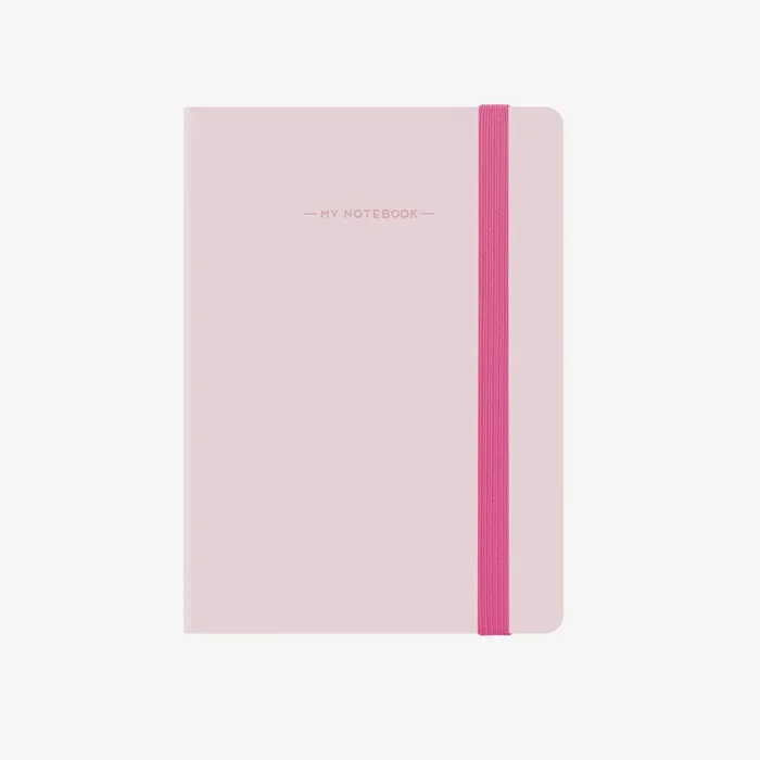 Small Baby Pink Squared Notebook