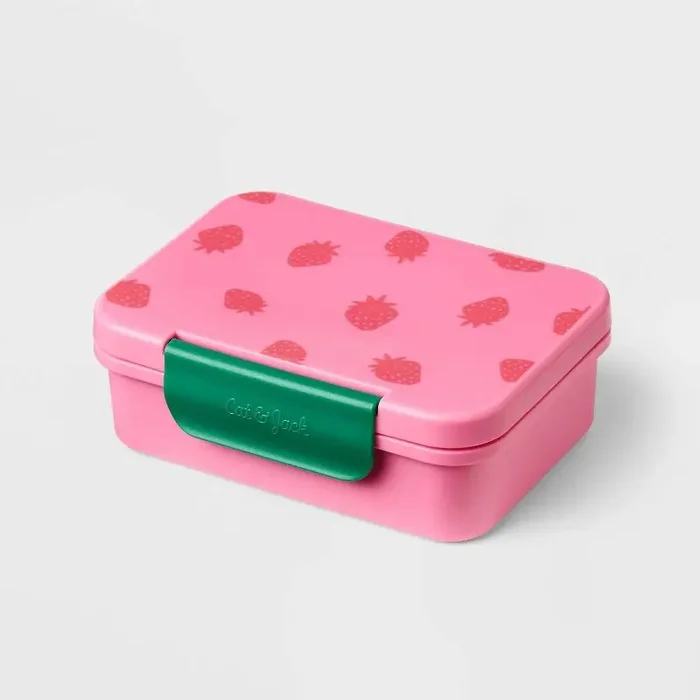 Snack Container Bento Box – Cat & Jack™ Strawberry Kids Food Storage, Recycled Material