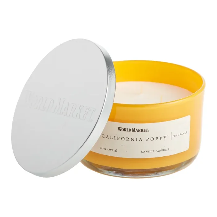 Spring Classics California Poppy 3 Wick Scented Candle
