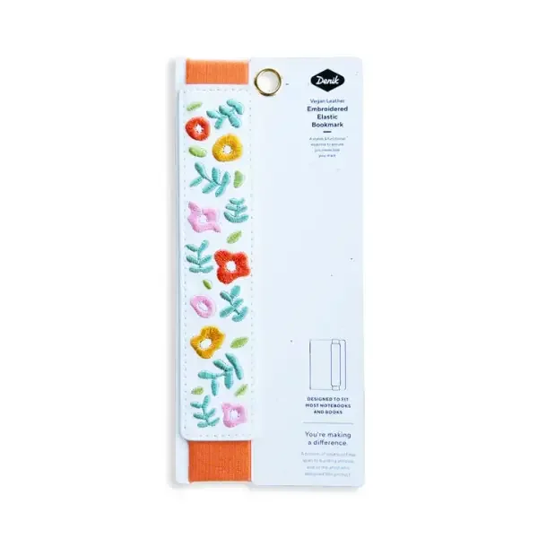 SPRING GARDEN ELASTIC BOOKMARK