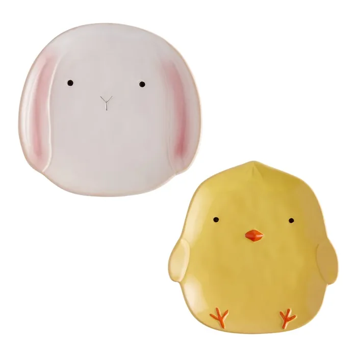 Springtime Animal Figural Appetizer Plate