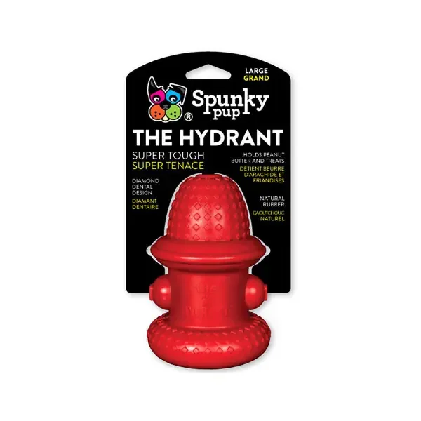 SPUNKY PUP LARGE RUBBER HYDRANT