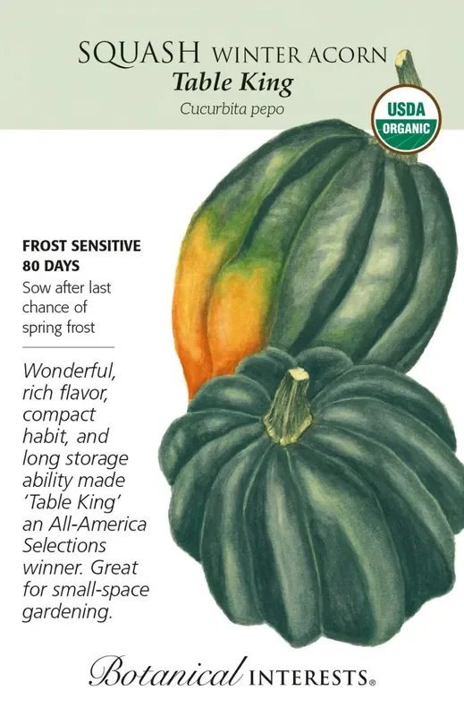 SQUASH ACORN TABLE KING Botanical Interests®