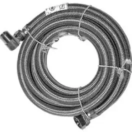 Stainless Steel Dishwasher Connector, 3/8-In. x 3/8-In. x 60-In.