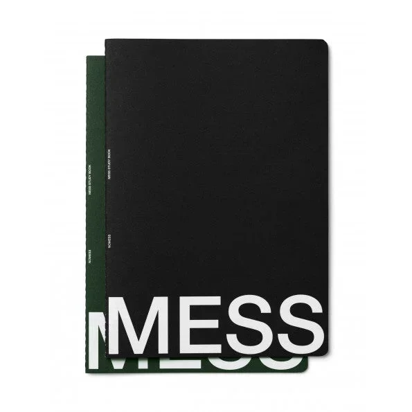 Study Books Large Black And Dark Green