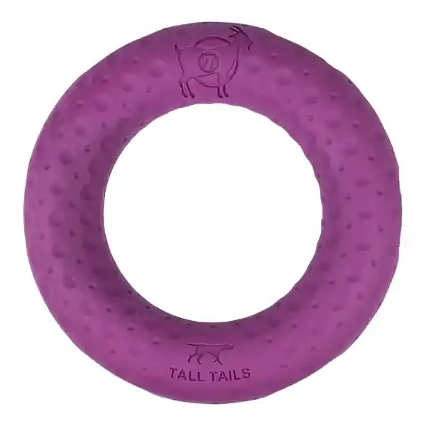 TALL TAILS DOG GOAT RING PURPLE 7″