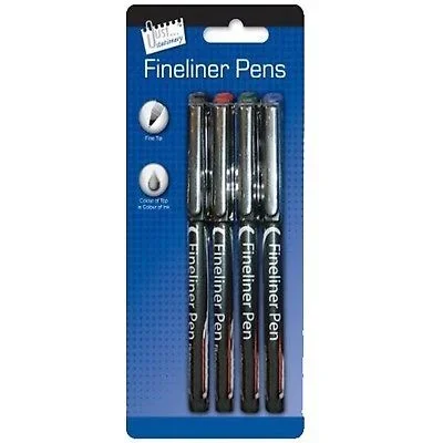 Tallon Fineliner Pens 4 Pack