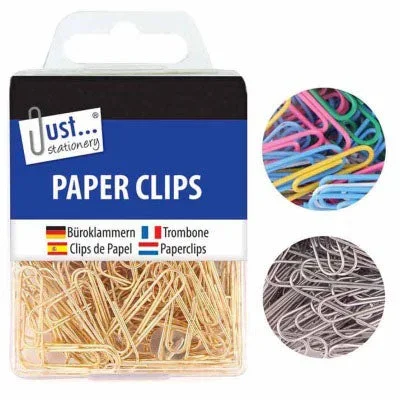 Tallon Paper Clips Silver or Brass Approx 120 – Case of 12