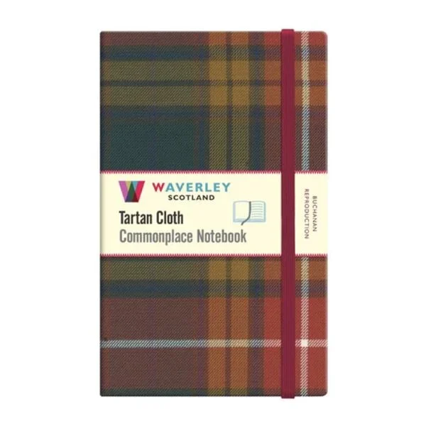 Tartan Cloth Notebook – Buchanan (Large)
