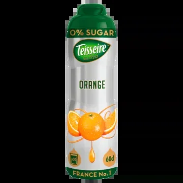 Teisseire Sugar free orange fruit syrup