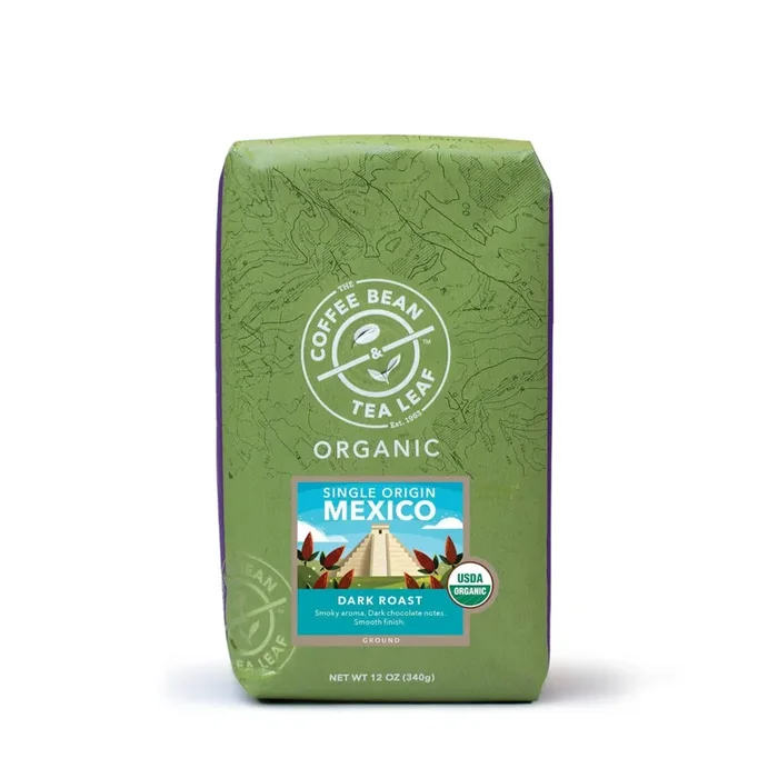 The Coffee Bean & Tea Leaf Coffee Bean and Tea Leaf Mexico Organic Ground Dark Roast Coffee – 12oz