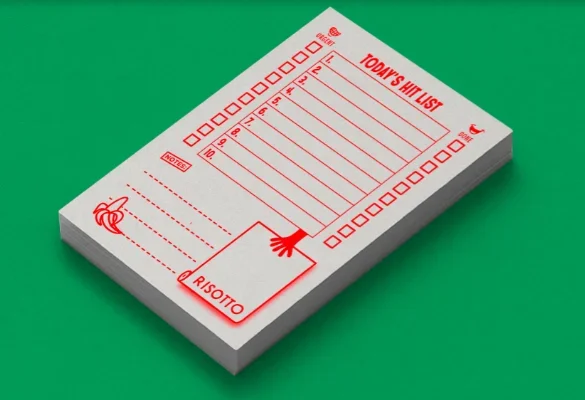 To Do List Grey Risograph