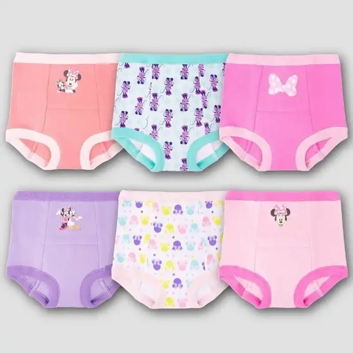 Toddler 6pk Minnie Mouse Potty Training Underwear – 3T