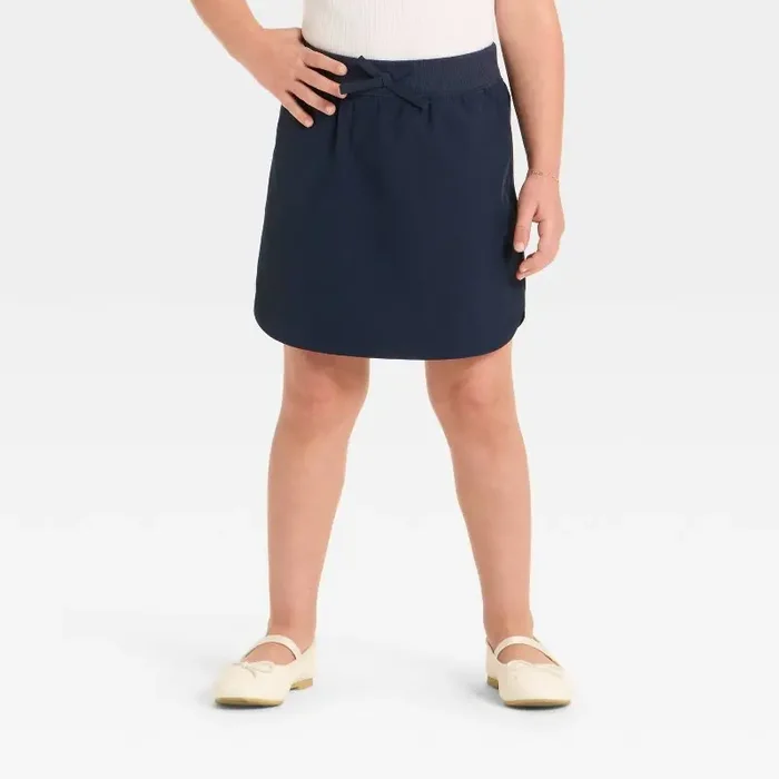 Toddler Girls‘ Uniform Quick Dry Skort – Cat & Jack™ Blue 3T