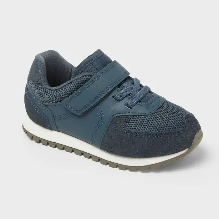 Toddler Samson Retro Sneakers – Cat & Jack™ Navy Blue 12T