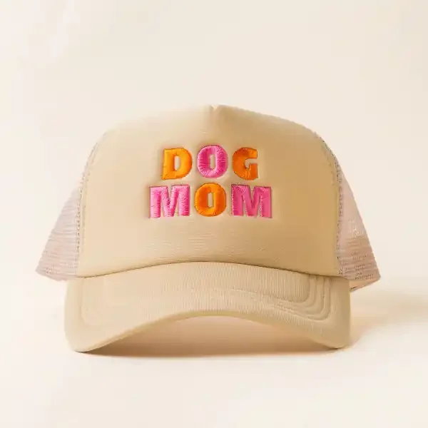 TRUCKER HAT DOG MOM