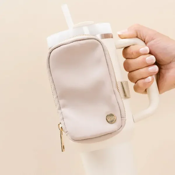 TUMBLER FANNY PACK BEIGE