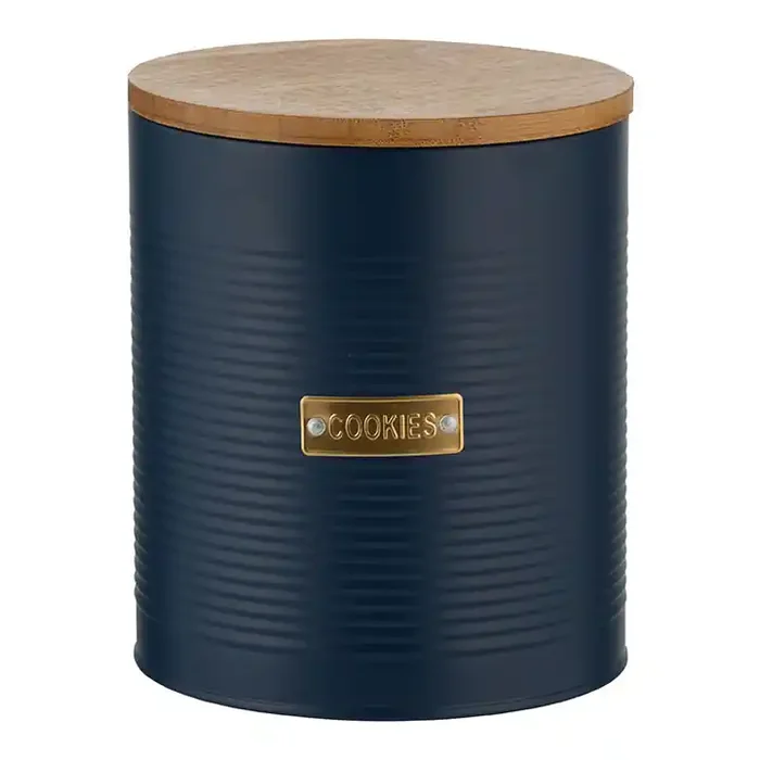 Typhoon Otto Steel Cookie Jar with Bamboo Lid
