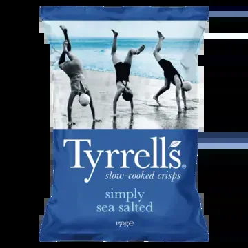 Tyrrells Simply sea salt natural crisps