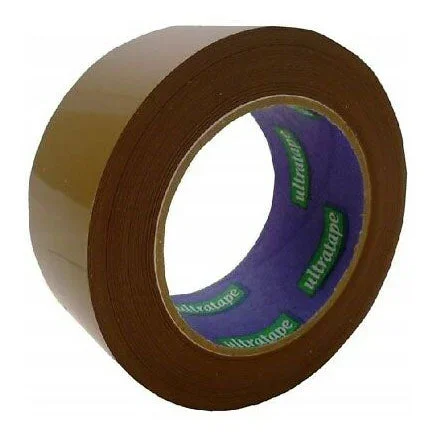 Ultratape Brown Parcel Buff Tape 48mm x 40m – Case of 6