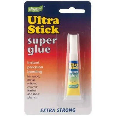 Ultratape Ultra Stick Super Glue Extra Strong 2g – Case of 24
