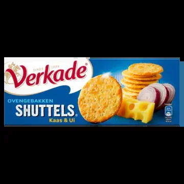 Verkade Cheese and onion shuttles