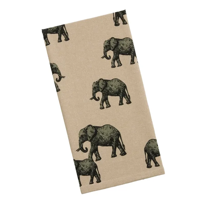 Vintage Animal Print Kitchen Towel