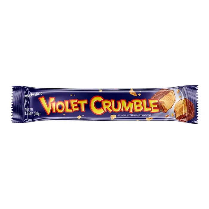 Violet Crumble Milk Chocolate Honeycomb Candy Bar