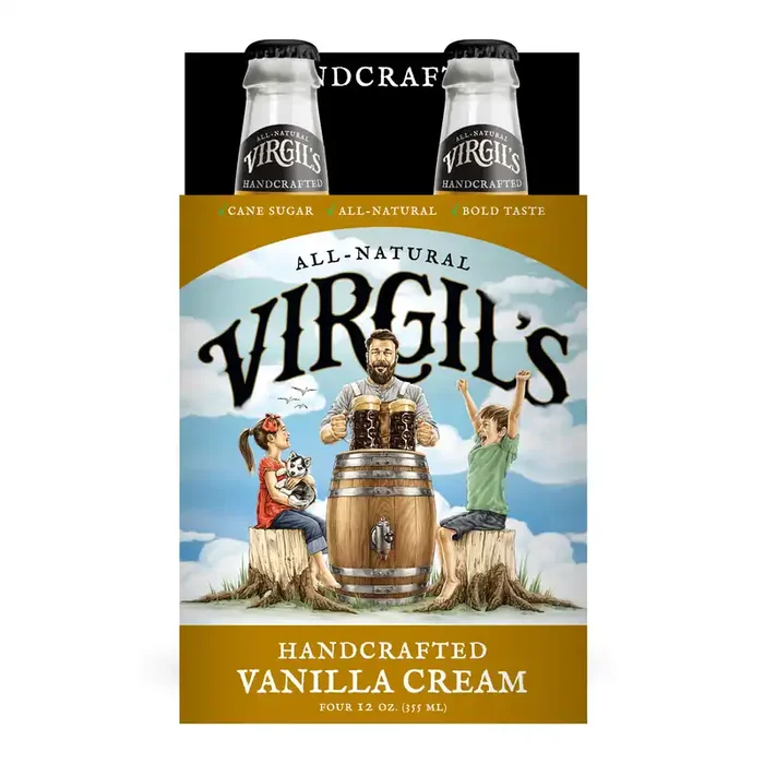 Virgil‘s Handcrafted Vanilla Cream Soda 4 Pack