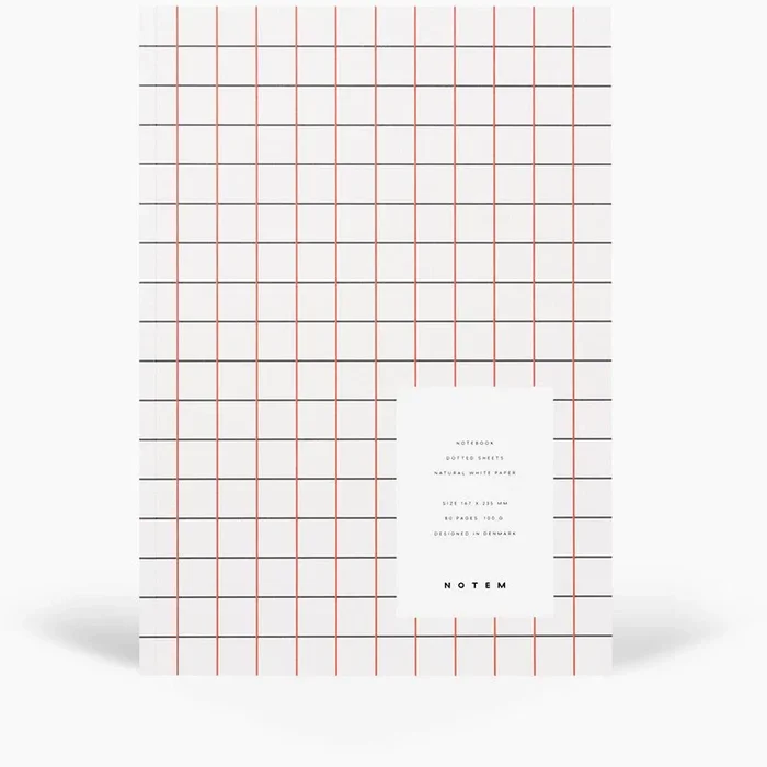 Vita Softcover Light Grey Notebook by Notem