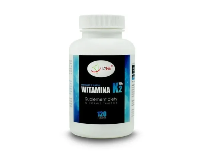 Vitamin K2 MK7 120 Tabletten 100mcg mit Natto – VIVIO