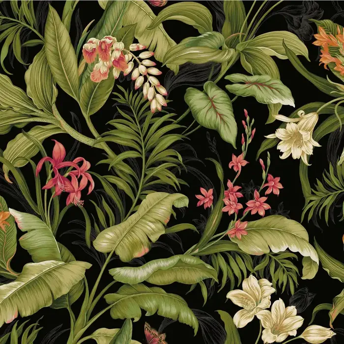 Wailea Coast Tropical Foliage Peel And Stick Wallpaper