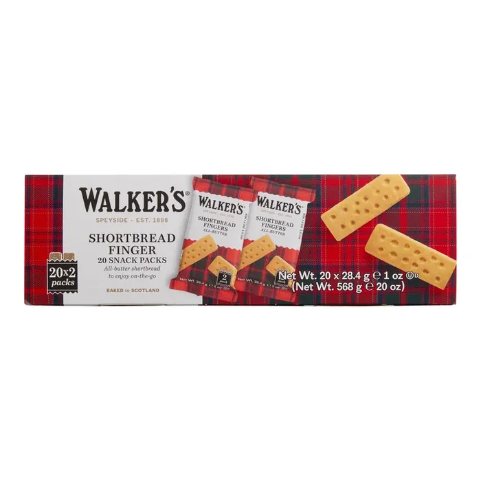 Walker‘s Shortbread Fingers Snack Size 20 Pack