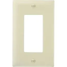Wall Plate, Decorator Opening, Ivory Nylon, 10-Pk.