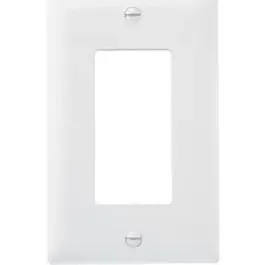 Wall Plate, Decorator Opening, White Nylon, 10-Pk.