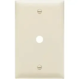 Wall Plate, Telephone Hole, Almond Nylon