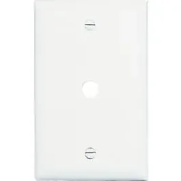 Wall Plate, Telephone Hole, White