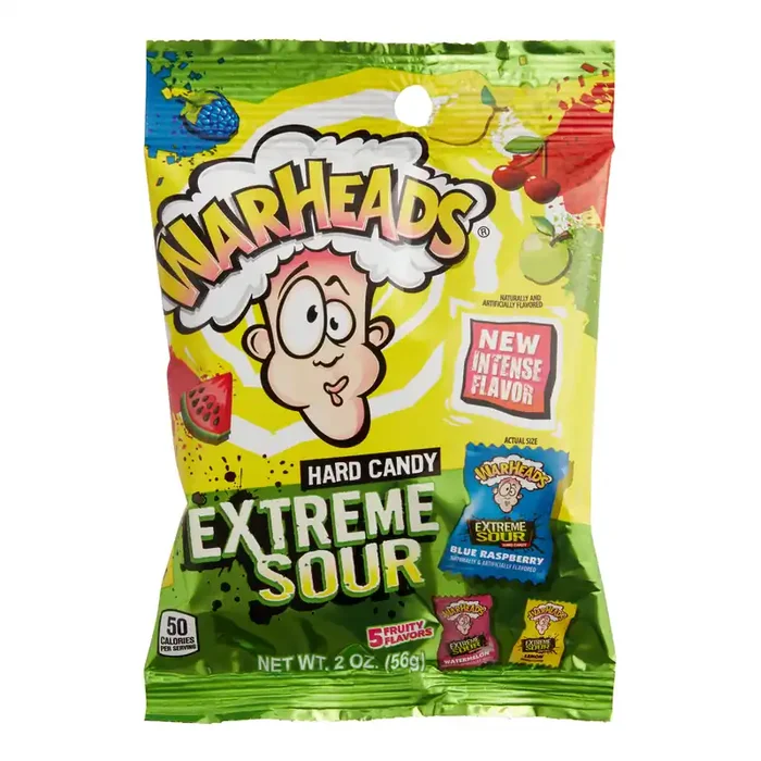 Warheads Extreme Sour Hard Candy Set of 3