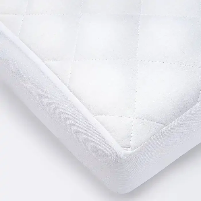 Waterproof Fitted Crib and Toddler Mattress Pad Cover – Cloud Island™ White