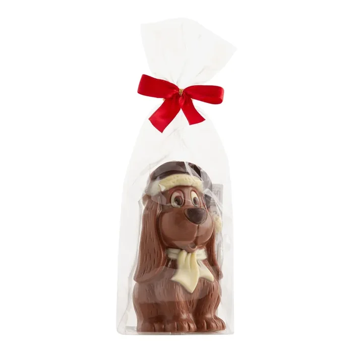 Weibler Hollow Milk Chocolate Holiday Dog