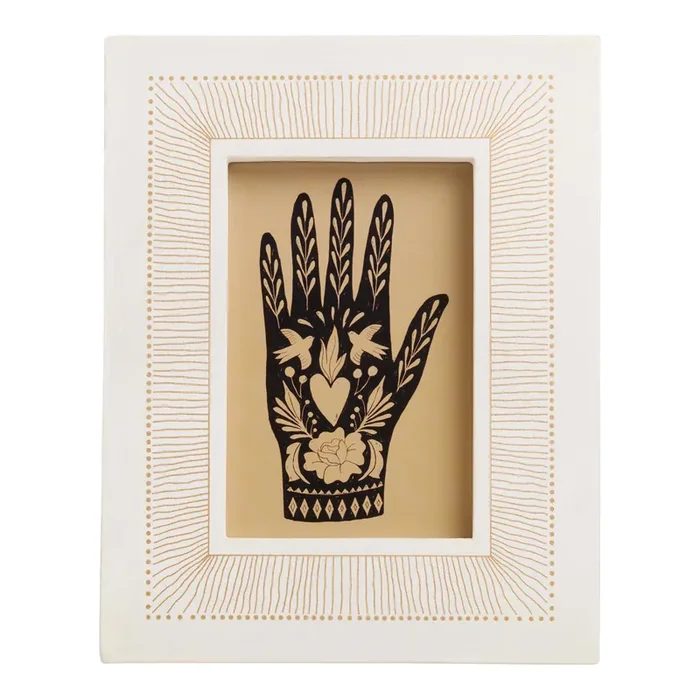 White and Terracotta Radiant Frame