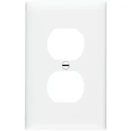 White Duplex Nylon Wall Plate
