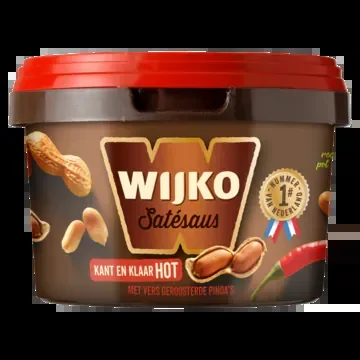 Wijko Hot satay sauce ready in a minute