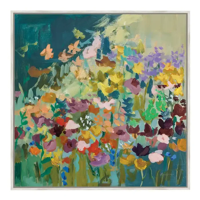 Wildflowers by Pamela Munger Framed Canvas Wall Art