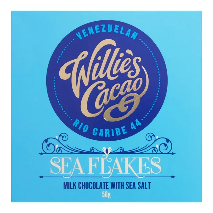 Willie‘s Cacao Sea Flakes Milk Chocolate Bar